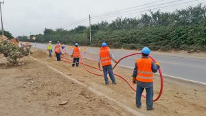 TENDIDO DE CABLES DE 400MM2 NA2XSY PARA PROTISA